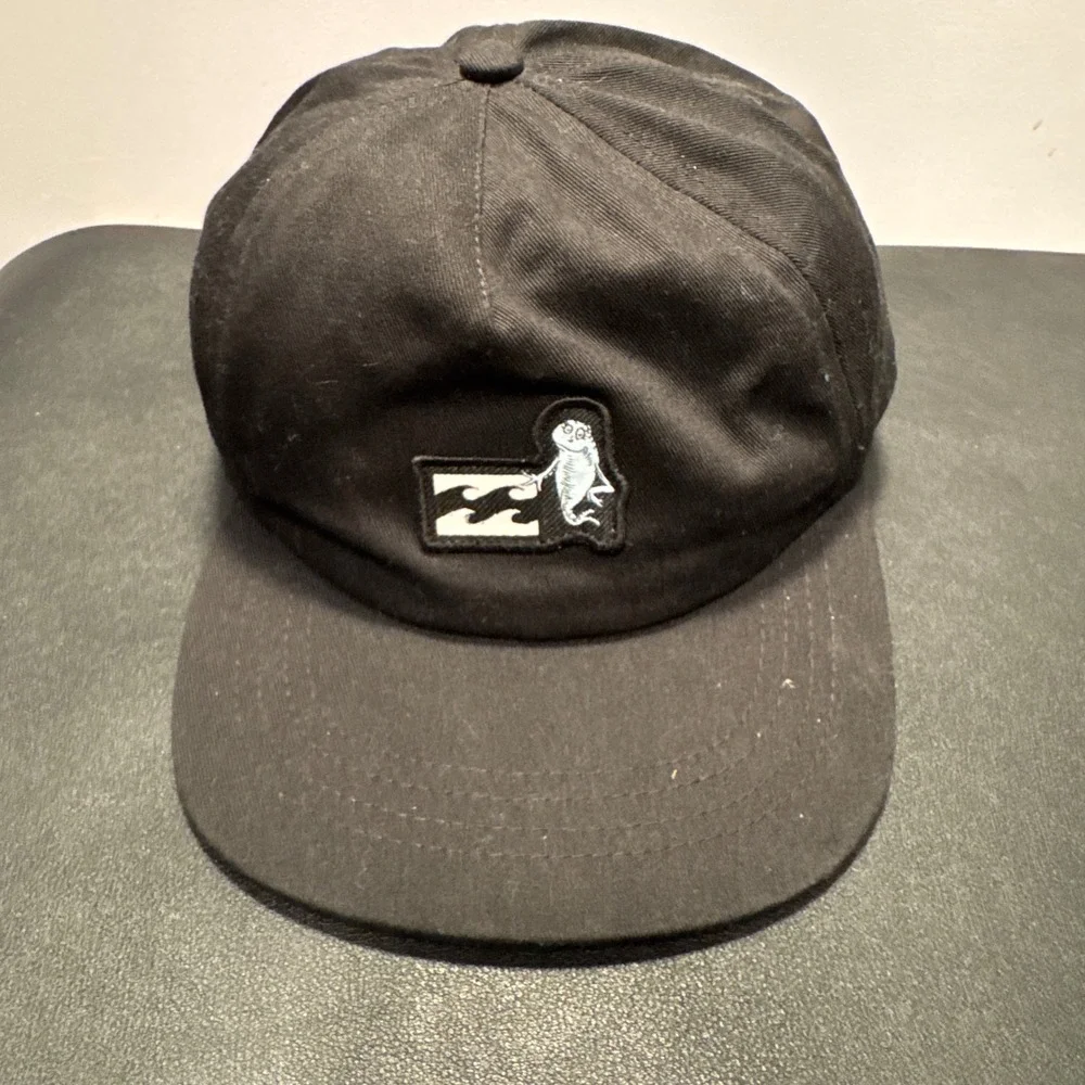Billabong Hat Cap Boys Youth OS Black Cotton Dr Seuss Snapback Surf Skate Summer